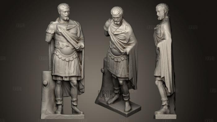 Septimius Severus stl model for CNC